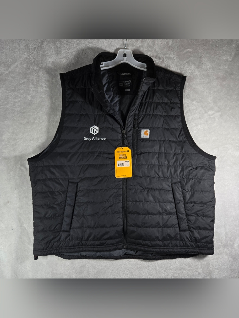 Carhartt Vest Mens 3XL Black Gilliam Quilted Lightweight Insulated Workwear NWT